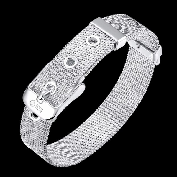 BRACCIALETTO CINTURINO ARGENTO  1