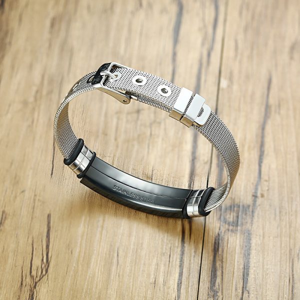 BRACCIALE UOMO ACCIAIO PERSONALIZZATO 1
