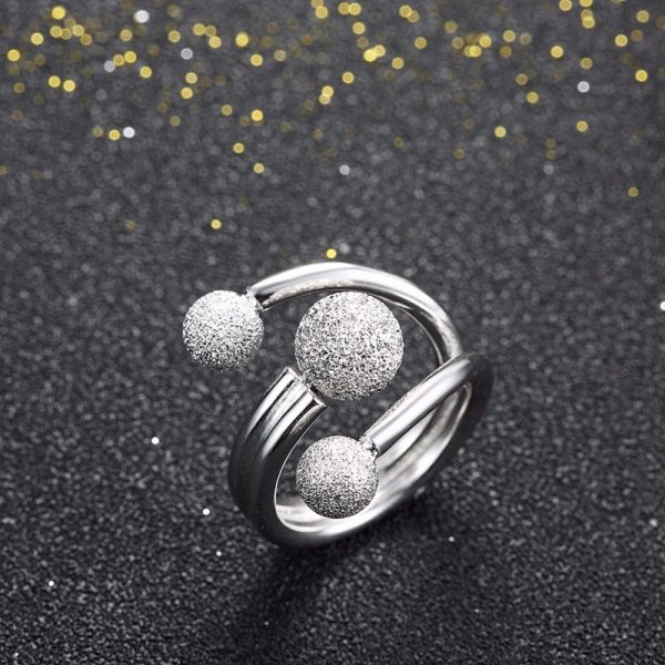 ANELLO SFERE ARGENTO 1