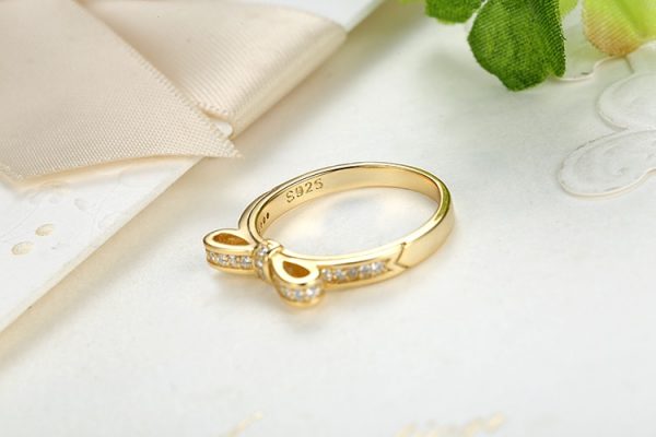 ANELLO FIOCCO ARGENTO