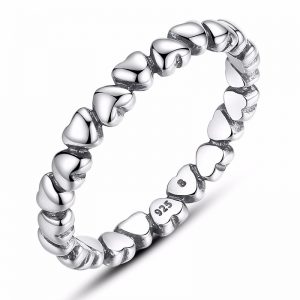 ANELLO CUORI ARGENTO 925
