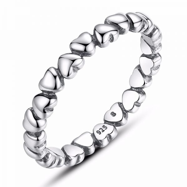 ANELLO CUORI ARGENTO 925
