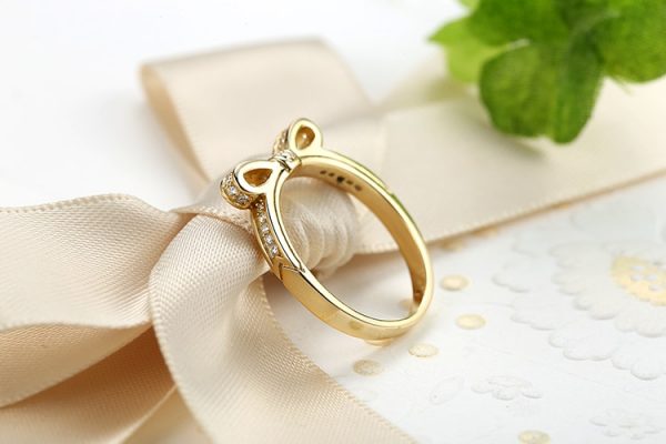 ANELLO FIOCCO ARGENTO
