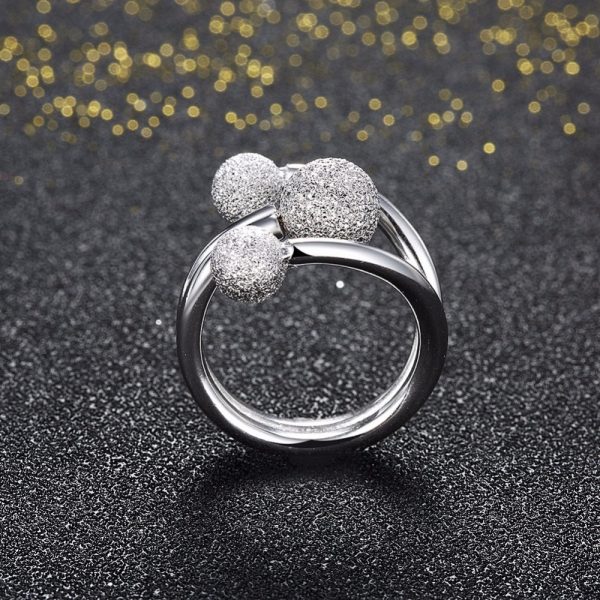 ANELLO SFERE ARGENTO 2